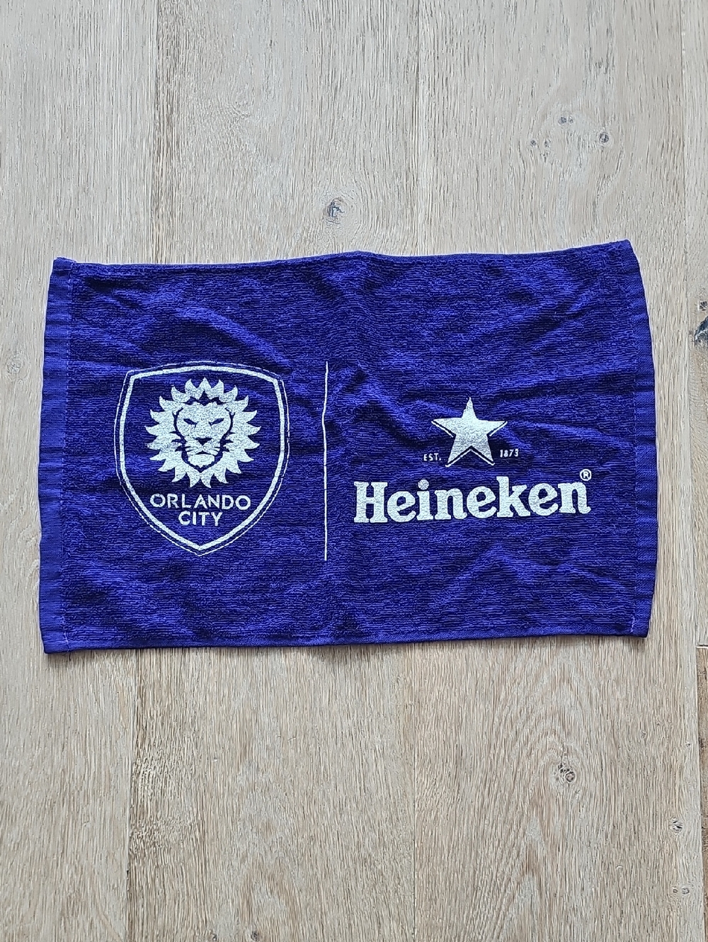 Heineken x Orlando City Purple Promotional Towels